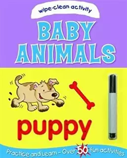 Wipe Clean activity/Baby Animals